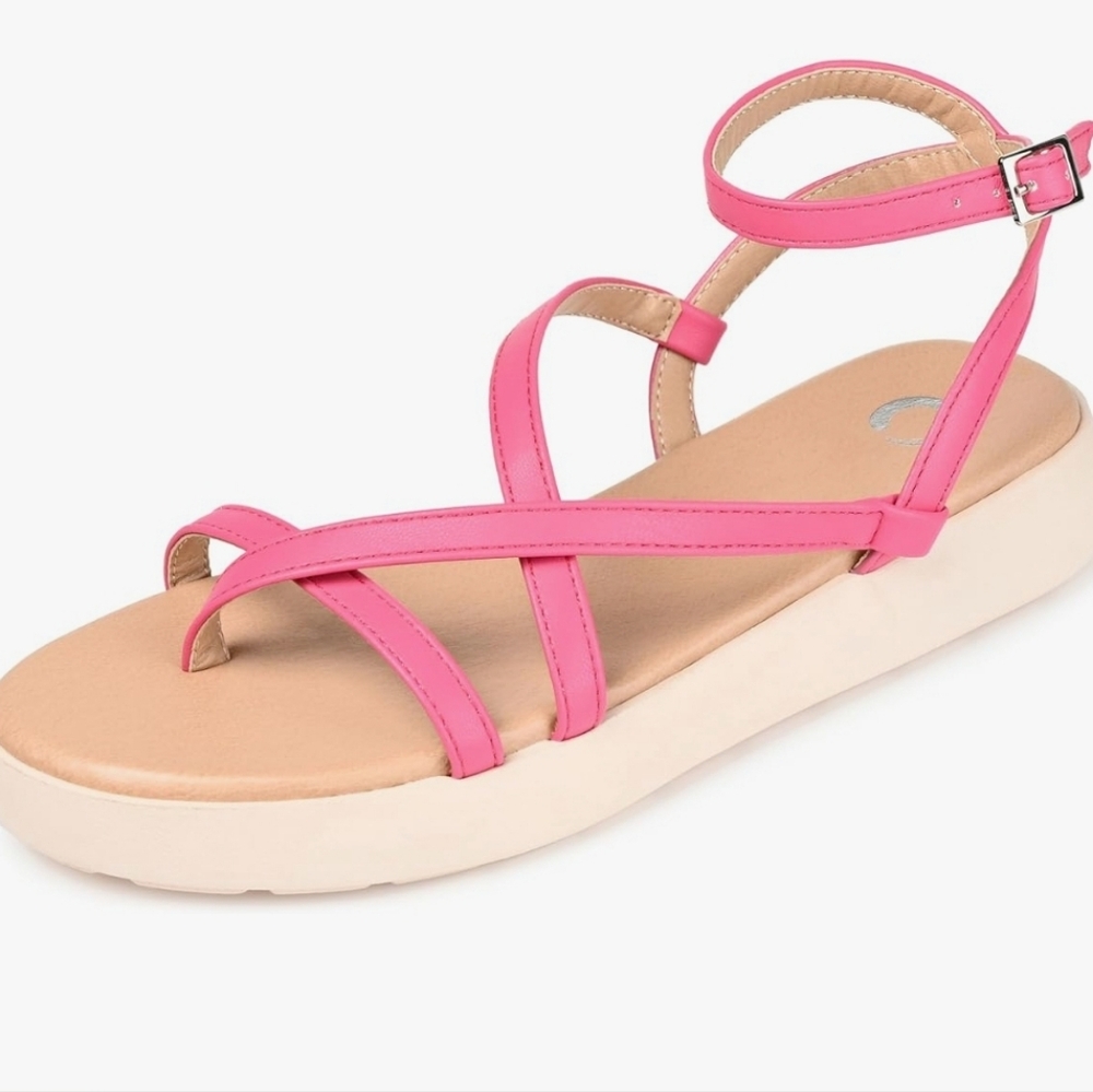 Women's size 8 Pink sandals, Journey